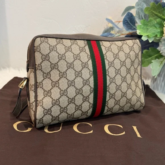 Gucci GG Supreme Ophidia Crossbody Shoulder Bag - Picture 8 of 17